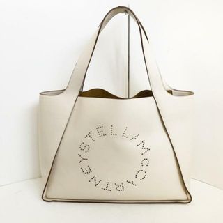 Stella McCartney - stellamccartney(ステラマッカートニー) トートバッグ ステラロゴ 502793W8542 アイボリー 合皮