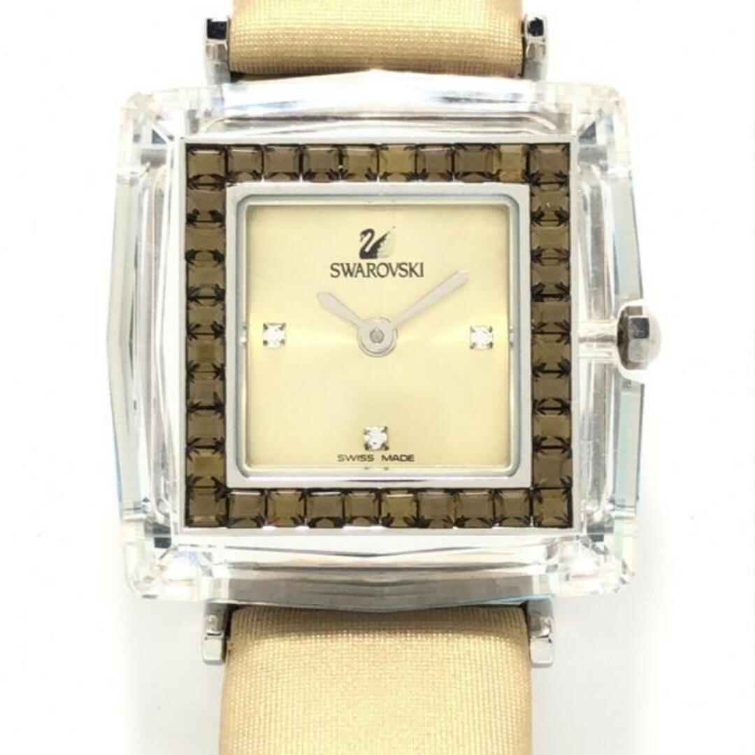 SWAROVSKI(スワロフスキー)のSWAROVSKI(スワロフスキー) 腕時計 - レディース スワロフスキークリスタル ゴールド レディースのファッション小物(腕時計)の商品写真