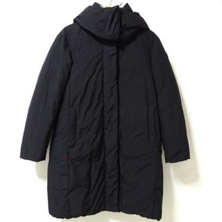 ウールリッチ(WOOLRICH)のWOOLRICH(ウールリッチ) ダウンコート サイズXS レディース美品  - 黒 長袖/フード取り外し可/冬(ダウンコート)