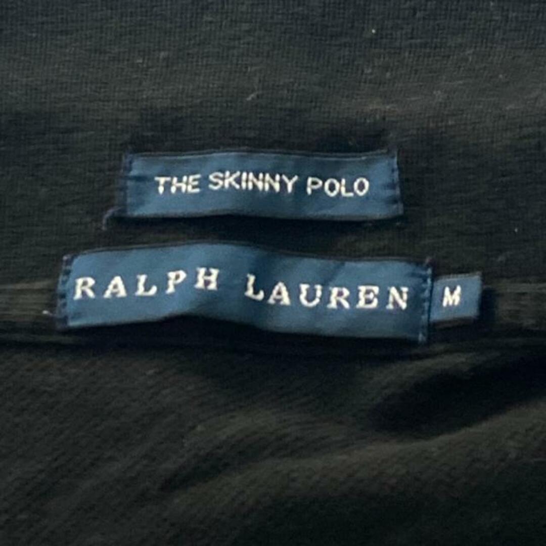 Ralph Lauren(ラルフローレン)のRalphLauren(ラルフローレン) 半袖ポロシャツ サイズM レディース ビッグポニー 黒×白×マルチ レディースのトップス(ポロシャツ)の商品写真