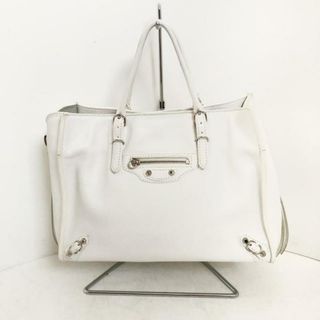 Balenciaga - BALENCIAGA(バレンシアガ) トートバッグ ペーパーA6 370926 白 レザー