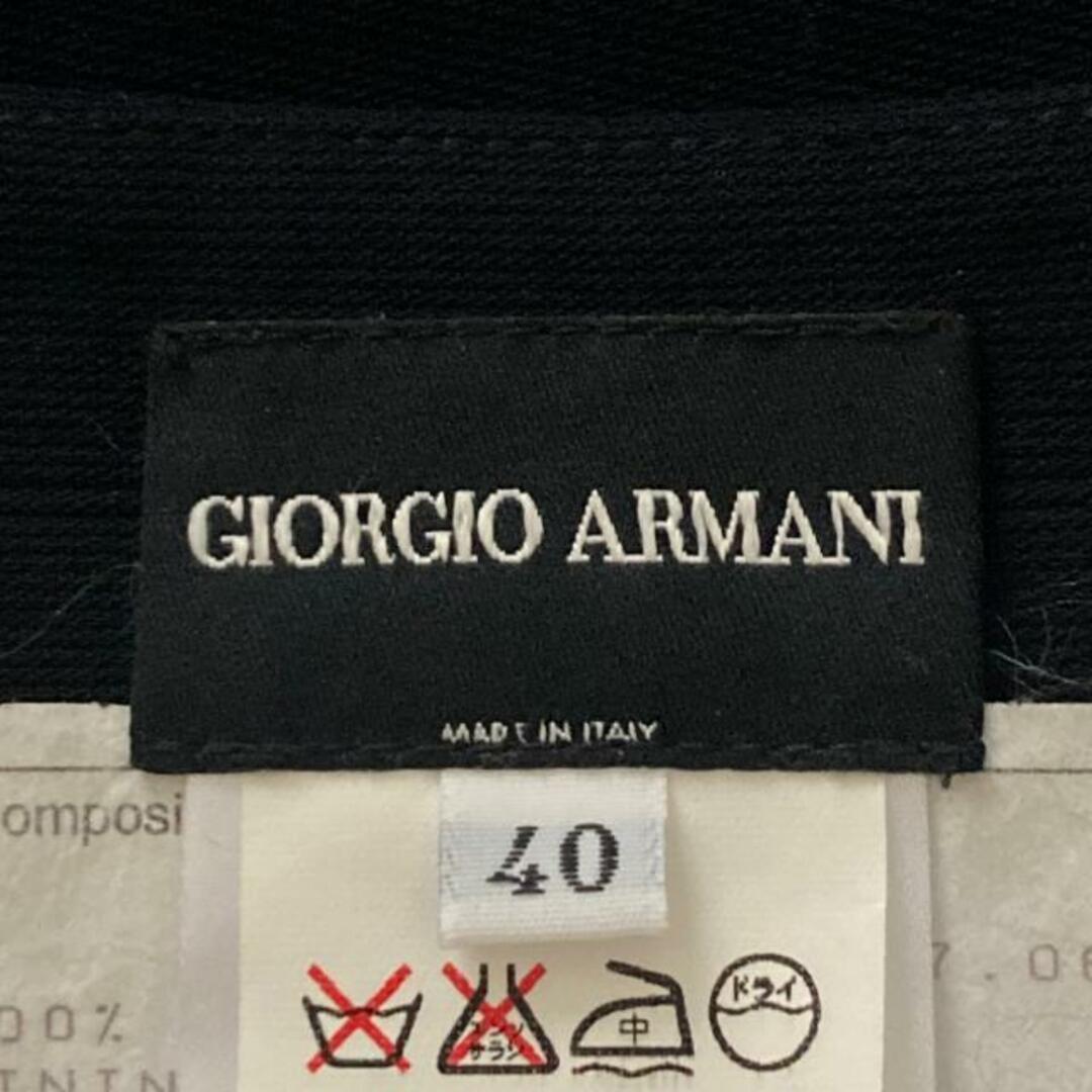 Giorgio Armani(ジョルジオアルマーニ)のGIORGIOARMANI(ジョルジオアルマーニ) スカート サイズ40 M レディース - ダークネイビー ひざ丈 レディースのスカート(その他)の商品写真