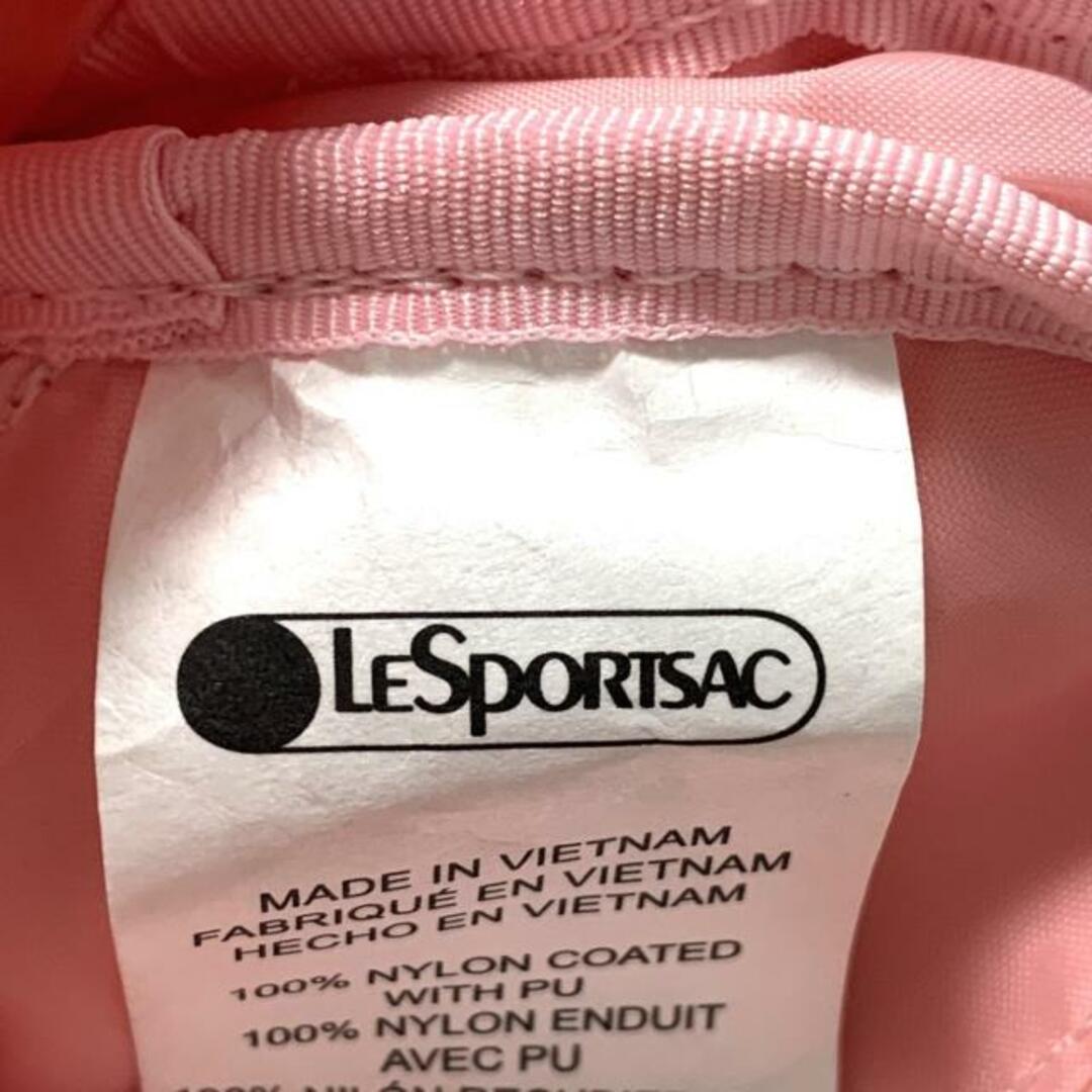 LeSportsac(レスポートサック)のLESPORTSAC(レスポートサック) ポーチ美品  - レッド×白 ハート 化学繊維 レディースのファッション小物(ポーチ)の商品写真