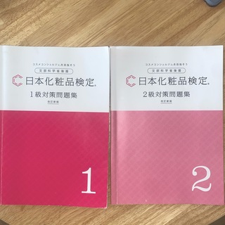 日本化粧品検定1級対策問題集　2級対策問題集(資格/検定)