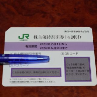 東日本旅客鉄道　JR東日本　株主優待割引券　１枚(鉄道乗車券)