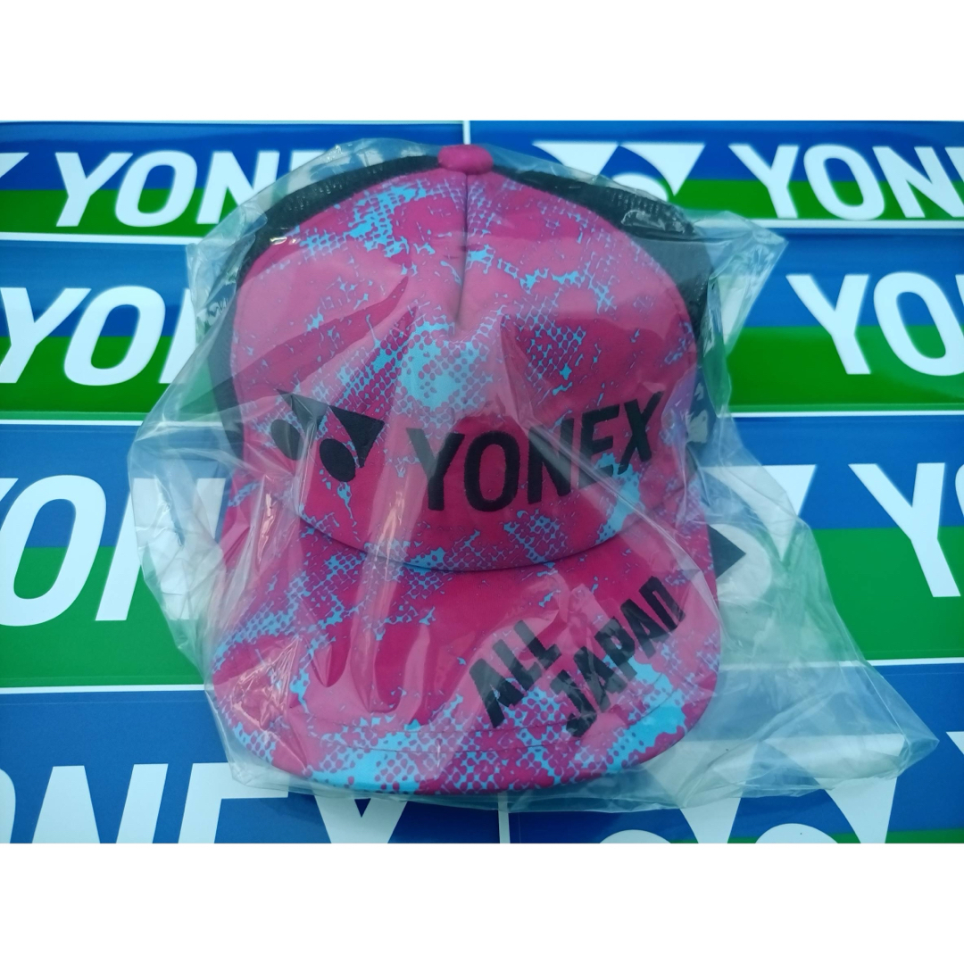 YONEX(ヨネックス)のYONEX'24年カタログ未掲載限定ALL JAPANメッシュキャップ(UNI) スポーツ/アウトドアのテニス(その他)の商品写真