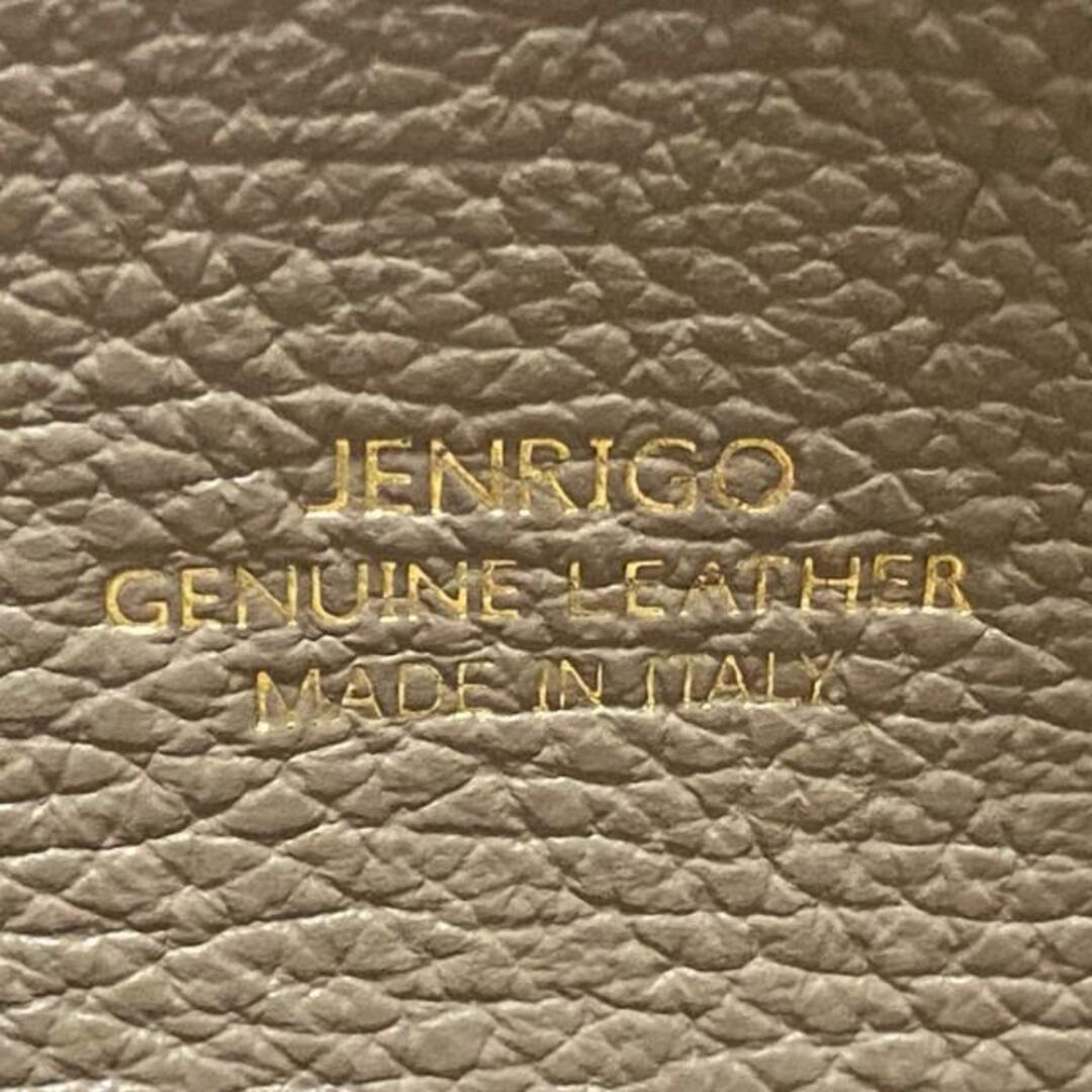 Jenrigo(ジェンリゴ) ハンドバッグ - ベージュ レザー レディースのバッグ(ハンドバッグ)の商品写真