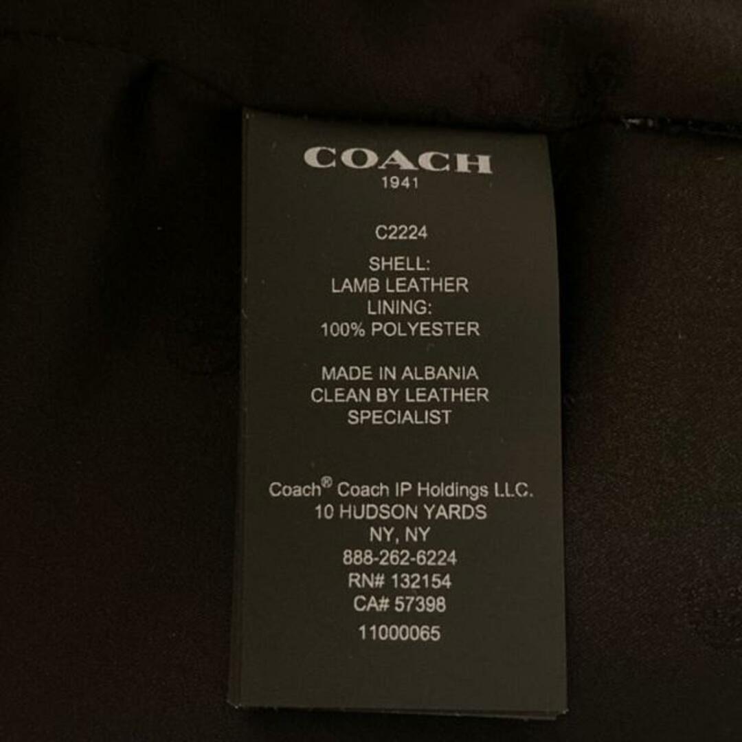 COACH(コーチ)のCOACH(コーチ) ロングスカート サイズ0 XS レディース - ゴールド レザー レディースのスカート(ロングスカート)の商品写真