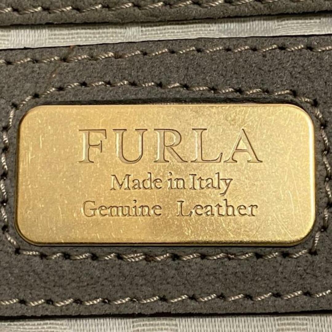 Furla(フルラ)のFURLA(フルラ) トートバッグ - グレーベージュ×グレー×ダークブラウン 3way ヌバック×レザー レディースのバッグ(トートバッグ)の商品写真