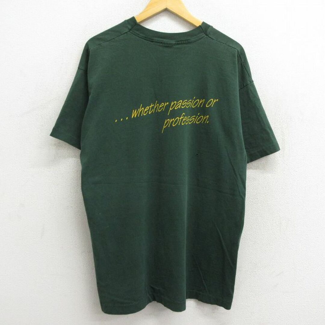 XL★古着 半袖 ビンテージ Tシャツ メンズ 90年代 90s サウンド ミュージック 大きいサイズ コットン クルーネック USA製 緑 グリーン 23jun27 中古 メンズのトップス(Tシャツ/カットソー(半袖/袖なし))の商品写真