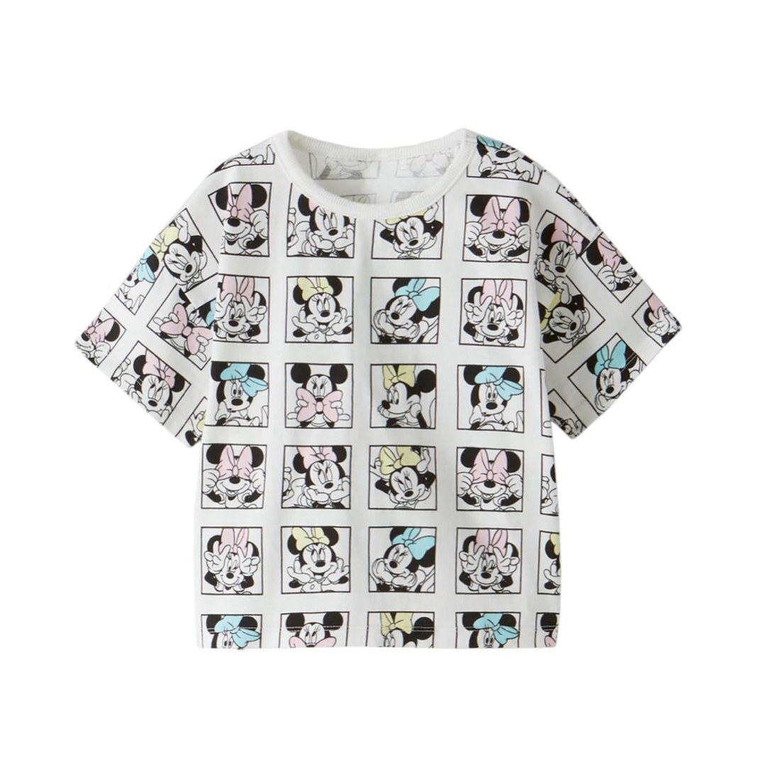 ZARA KIDS(ザラキッズ)のZARAベビー　ミニーマウス Tシャツ　95 98 100　 キッズ/ベビー/マタニティのキッズ服女の子用(90cm~)(Tシャツ/カットソー)の商品写真