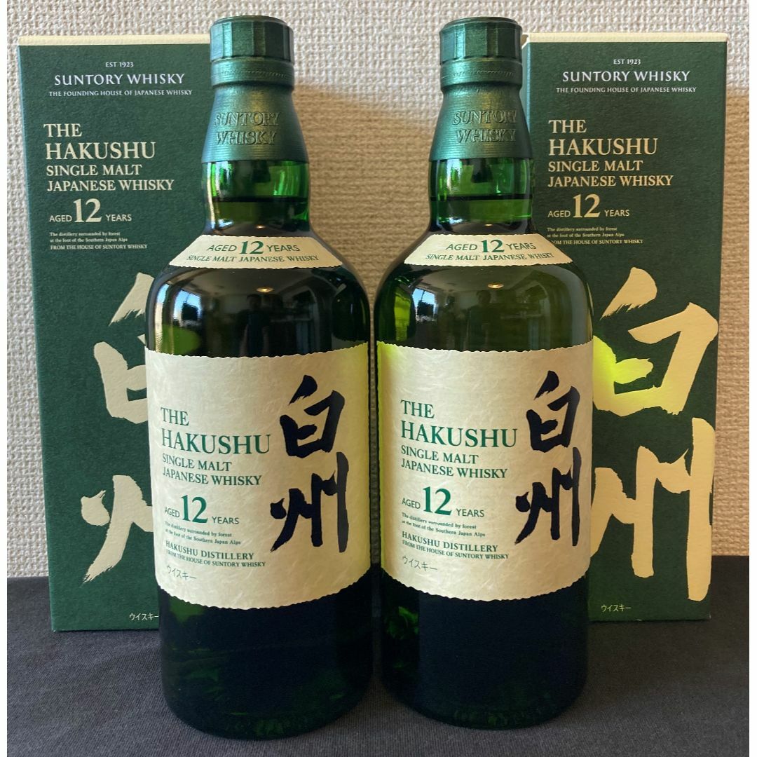 Suntory/サントリー　白州12年 HAKUSHU 12years 2本 食品/飲料/酒の酒(ウイスキー)の商品写真