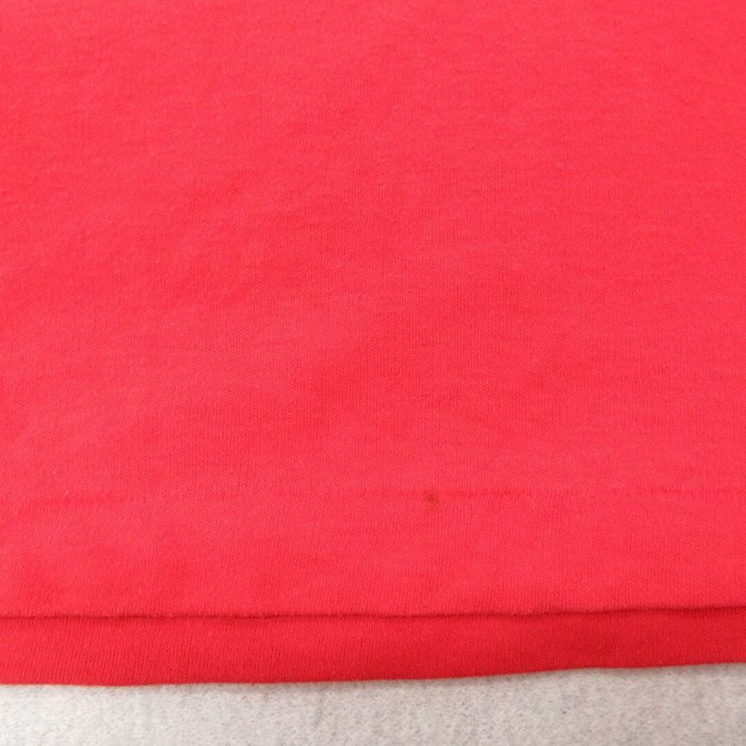 M★古着 半袖 ビンテージ Tシャツ メンズ 80年代 80s 香港 ラグラン クルーネック 赤 レッド 23jul01 中古 メンズのトップス(Tシャツ/カットソー(半袖/袖なし))の商品写真
