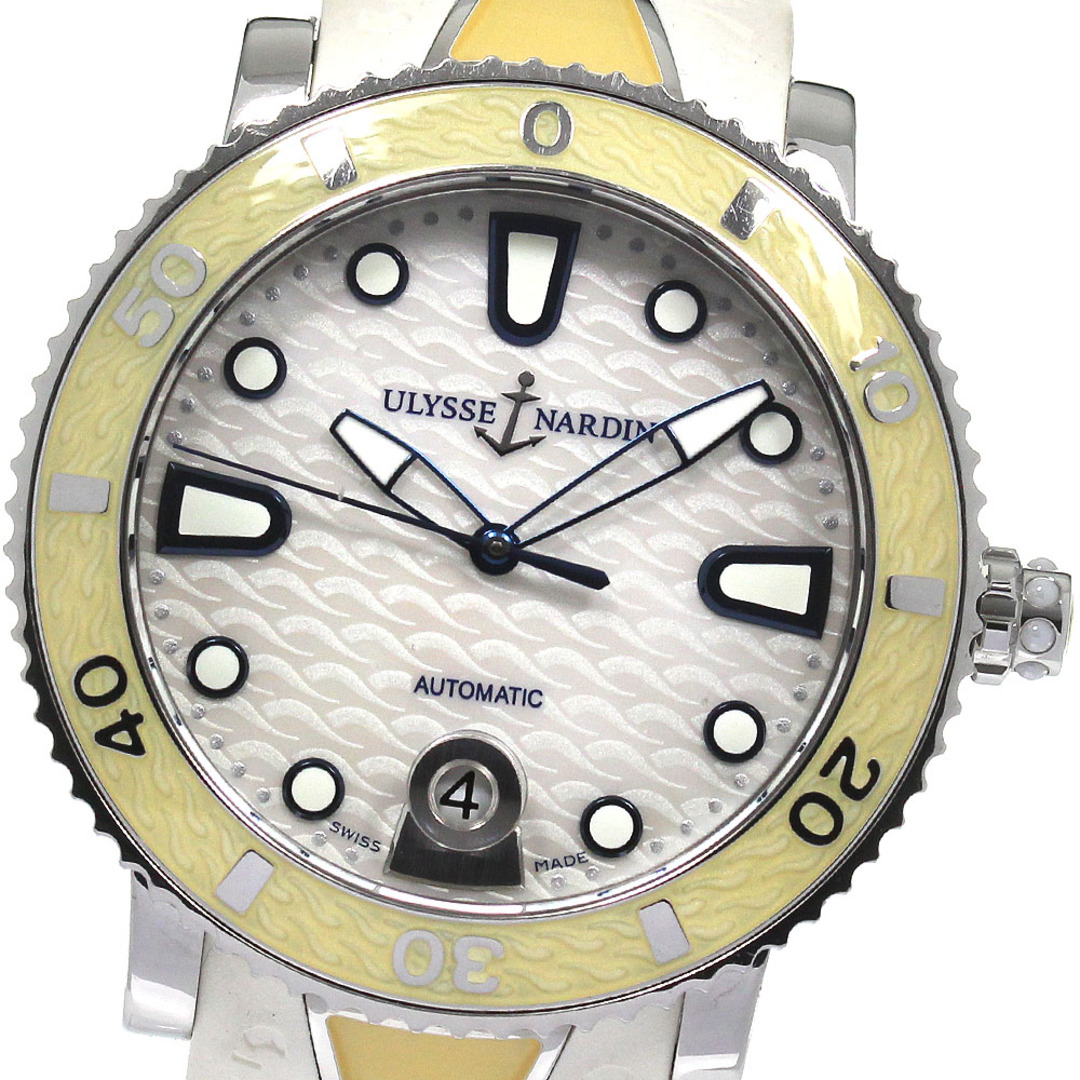 ULYSSE NARDIN(ユリスナルダン)のユリス・ナルダン Ulysse Nardin 8103 レディーダイバー デイト 自動巻き メンズ 箱・保証書付き_805401 メンズの時計(腕時計(アナログ))の商品写真