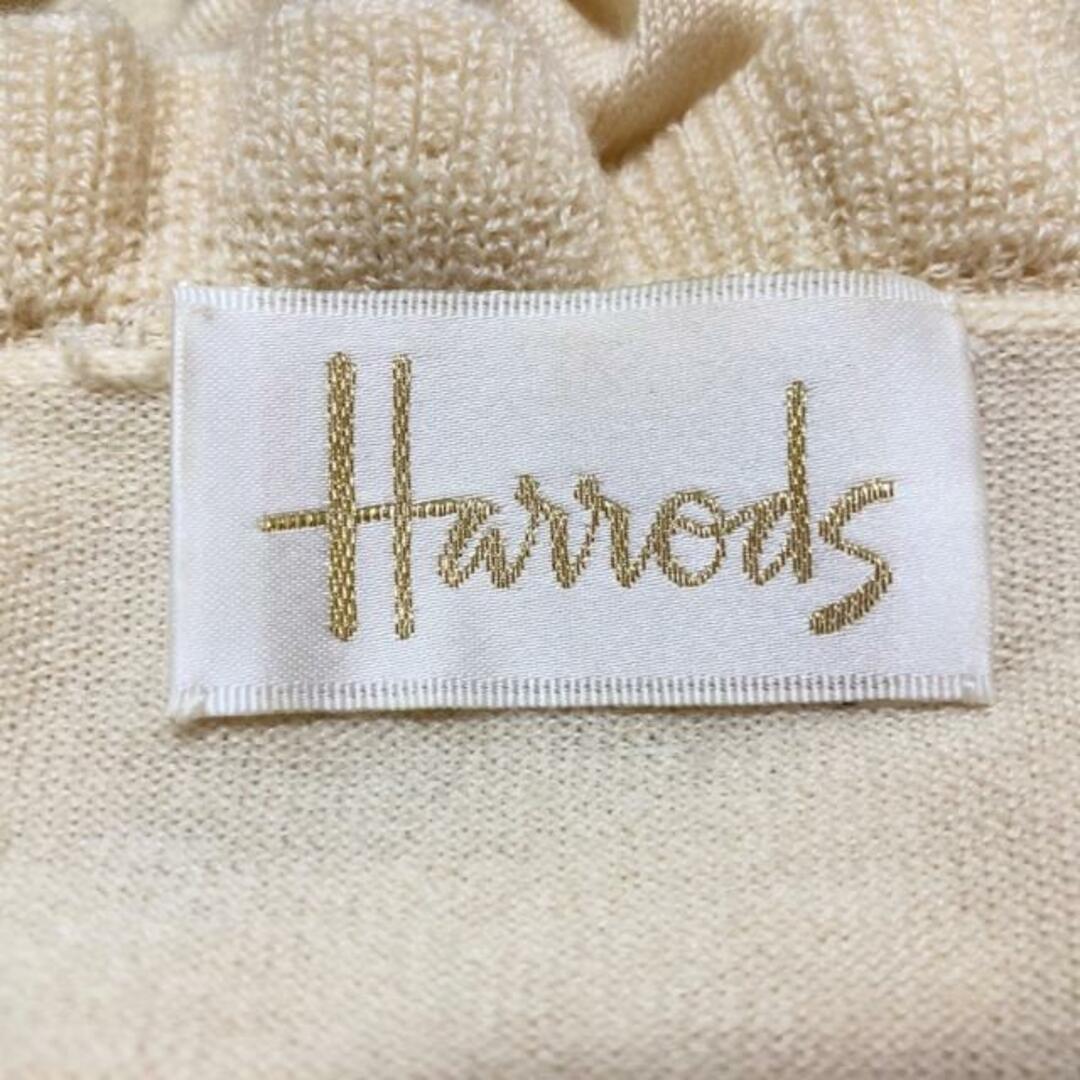 Harrods(ハロッズ)のHARRODS(ハロッズ) カーディガン レディース - アイボリー 長袖/フリル/ファー レディースのトップス(カーディガン)の商品写真