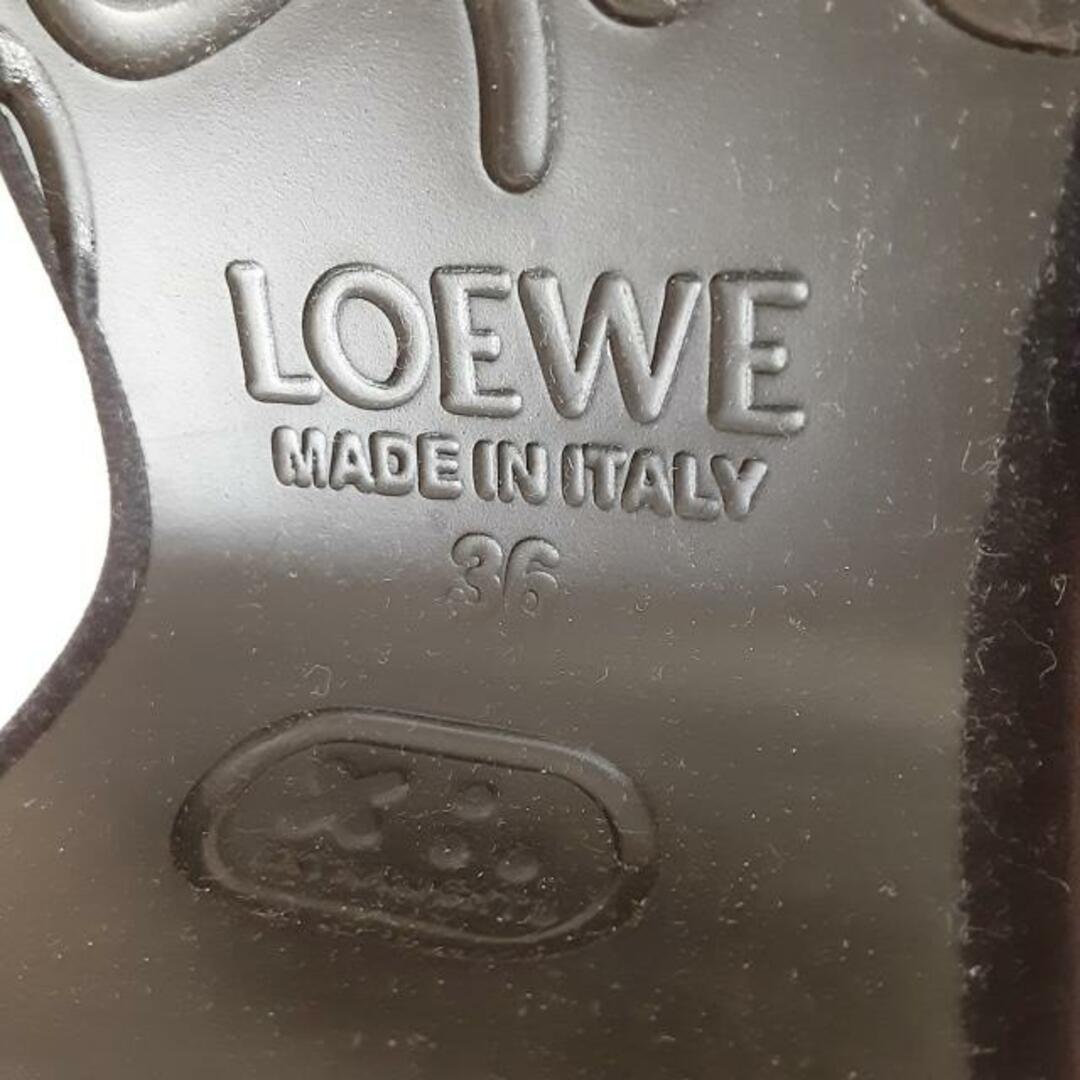 LOEWE - LOEWE(ロエベ) サンダル 36 レディース テラ フォーム LOEWE - LOEWE(ロエベ) サンダル 36 レディース テラ フォーム