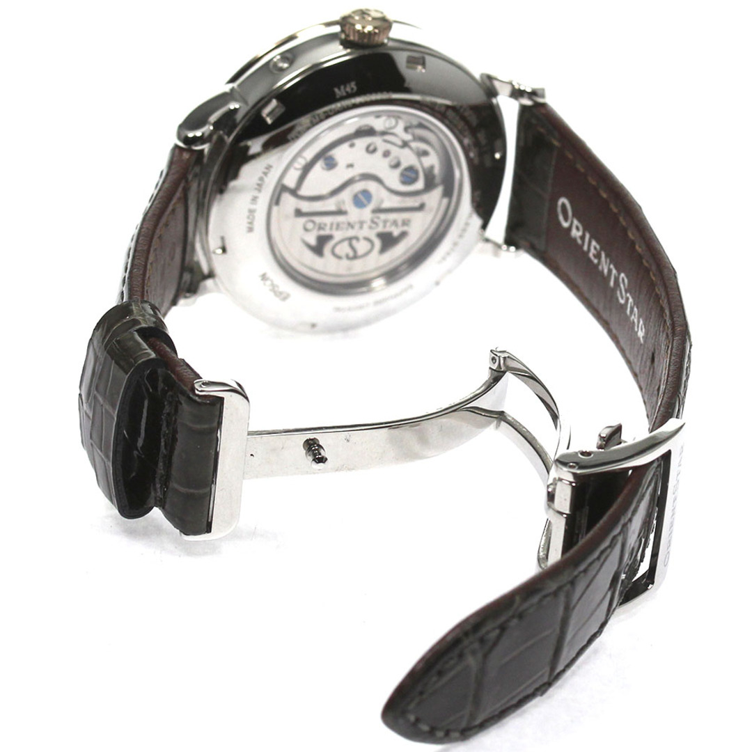 ORIENT(オリエント)のオリエント ORIENT F7M6-UAN0 オリエントスター パワーリザーブ ムーンフェイズ 自動巻き メンズ 美品 _808282 メンズの時計(腕時計(アナログ))の商品写真