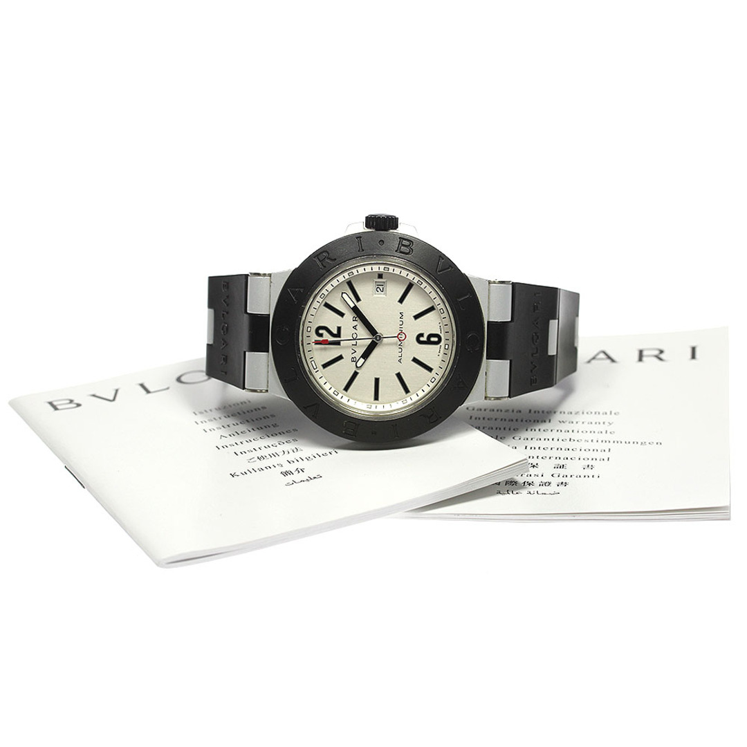 BVLGARI(ブルガリ)のブルガリ BVLGARI AL44TA アルミニウム デイト 自動巻き メンズ 保証書付き_806055 メンズの時計(腕時計(アナログ))の商品写真
