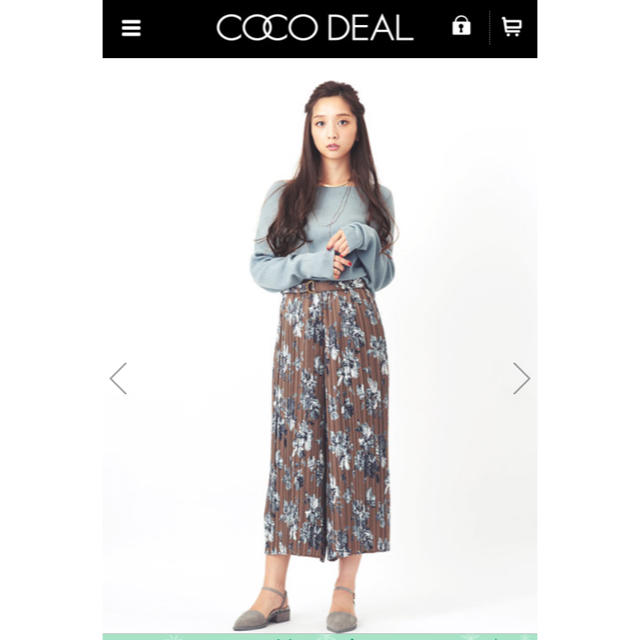 COCO DEAL(ココディール)のココディール♡ガウチョ♡美品 レディースのパンツ(カジュアルパンツ)の商品写真