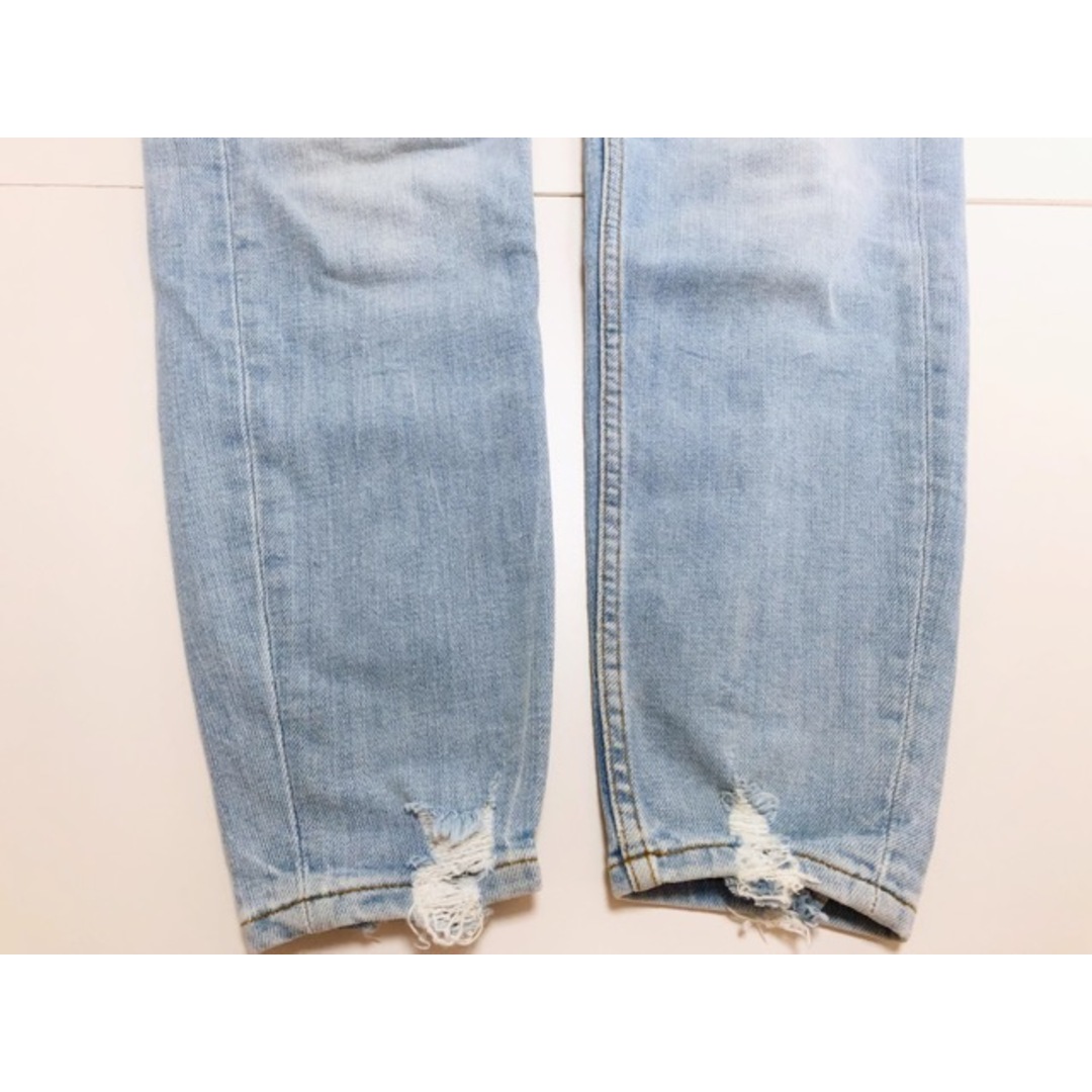 ZARA(ザラ)のZARA（ザラ）0840/375　ダメージ加工　ストレッチ　スキニー　テーパード　デニムパンツ【E2726-007】 メンズのパンツ(デニム/ジーンズ)の商品写真