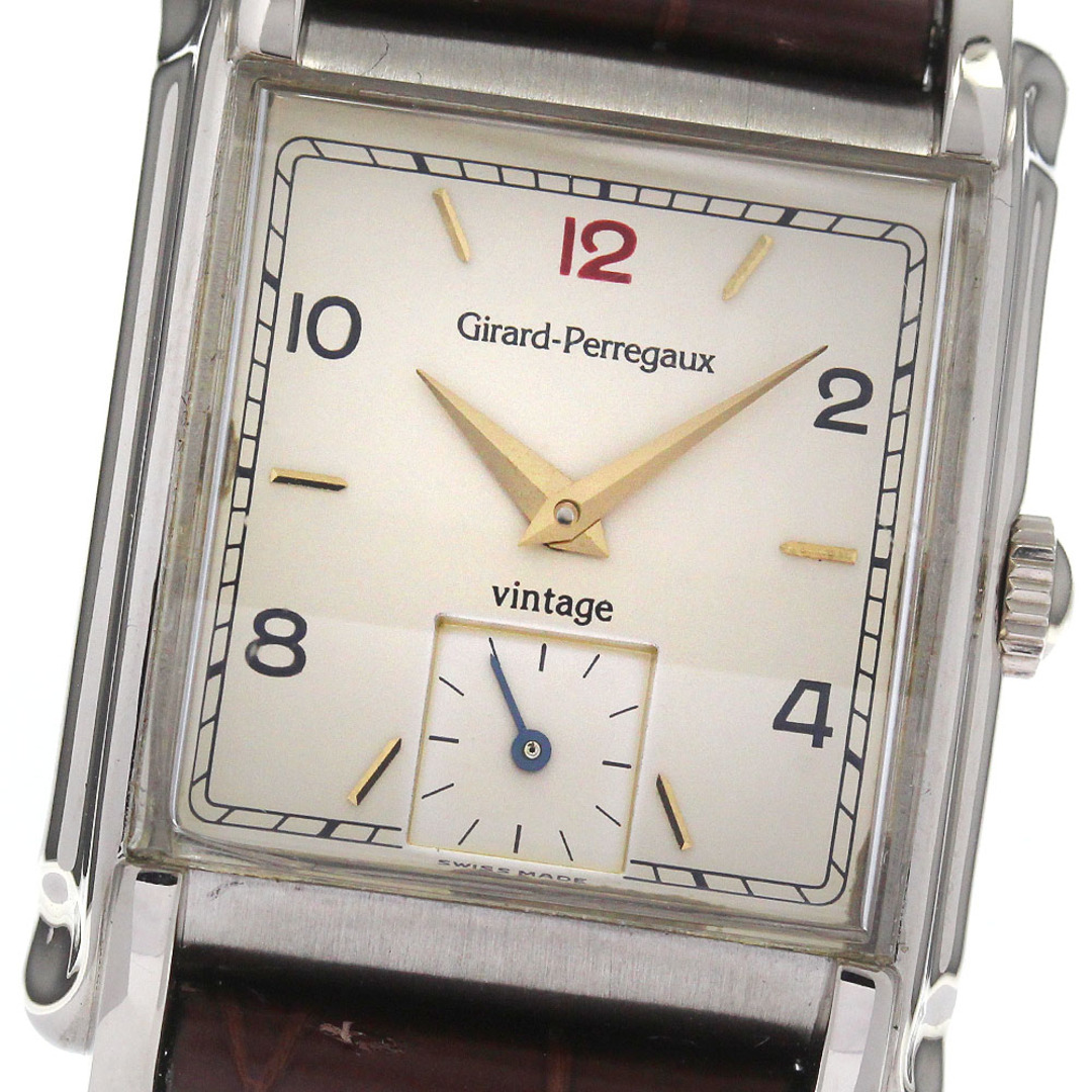 GIRARD-PERREGAUX(ジラールペルゴ)のジラール・ペルゴ GIRARD-PERREGAUX 2550 ヴィンテージ94 K18WG 手巻き メンズ _806603 メンズの時計(腕時計(アナログ))の商品写真