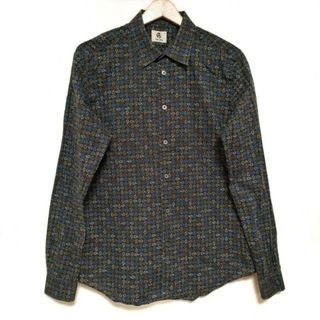 ポールスミス(Paul Smith)のPaulSmith(ポールスミス) 長袖シャツ サイズL メンズ - ダークネイビー×マルチ(シャツ)