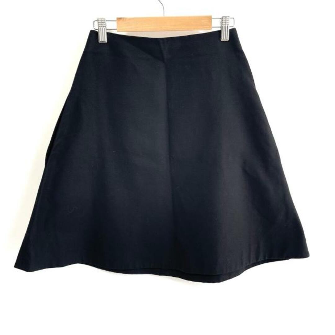 Acne Studios(アクネストゥディオズ)のACNE STUDIOS(アクネ ストゥディオズ) スカート サイズ32 XS レディース美品  - 黒 ひざ丈 レディースのスカート(その他)の商品写真