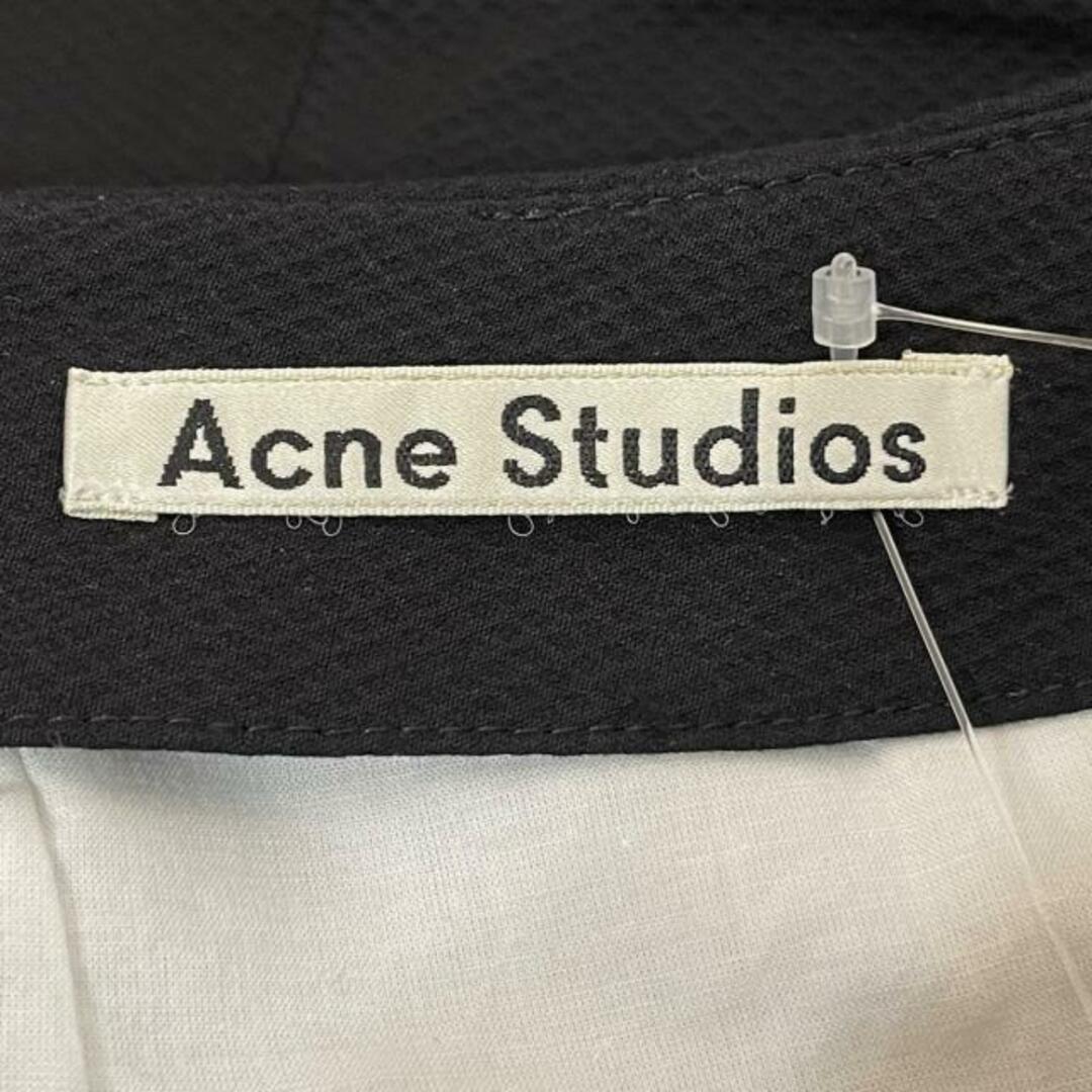 Acne Studios(アクネストゥディオズ)のACNE STUDIOS(アクネ ストゥディオズ) スカート サイズ32 XS レディース美品  - 黒 ひざ丈 レディースのスカート(その他)の商品写真