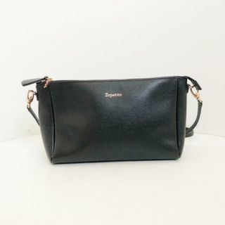 repetto(レペット) ショルダーバッグ美品  - 黒 ストラップ着脱可 レザー