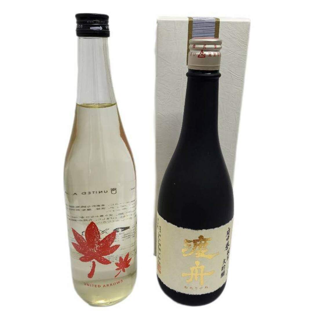 日本酒2本セット 純米大吟醸 府中誉 渡舟 720ml /清酒 仙禽UAコレクション もみじ 720ml 【未開栓品】 U2311K3232a 食品/飲料/酒の酒(日本酒)の商品写真