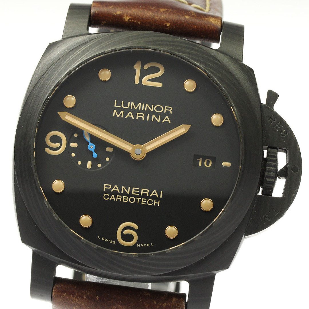 PANERAI(パネライ)のパネライ PANERAI PAM00661 ルミノールマリーナ 1950 カーボテック デイト 自動巻き メンズ _808702 メンズの時計(腕時計(アナログ))の商品写真