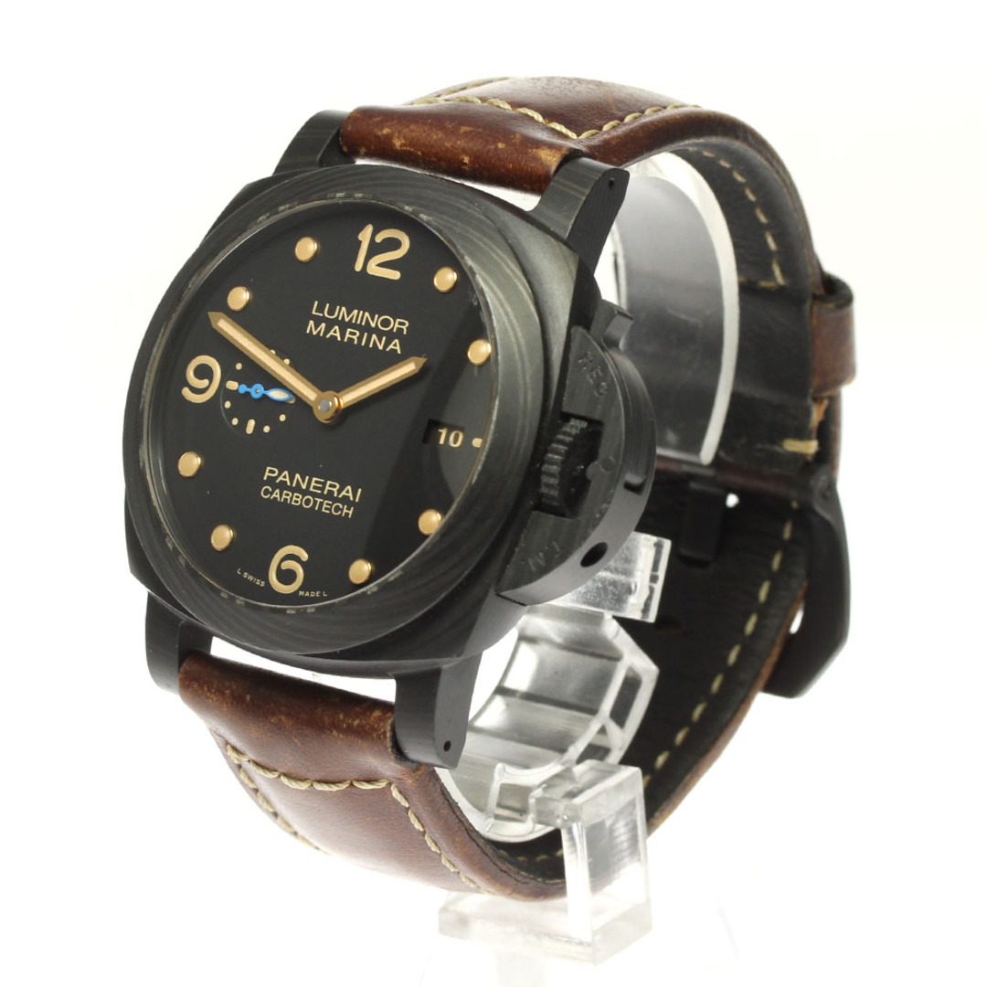 PANERAI(パネライ)のパネライ PANERAI PAM00661 ルミノールマリーナ 1950 カーボテック デイト 自動巻き メンズ _808702 メンズの時計(腕時計(アナログ))の商品写真