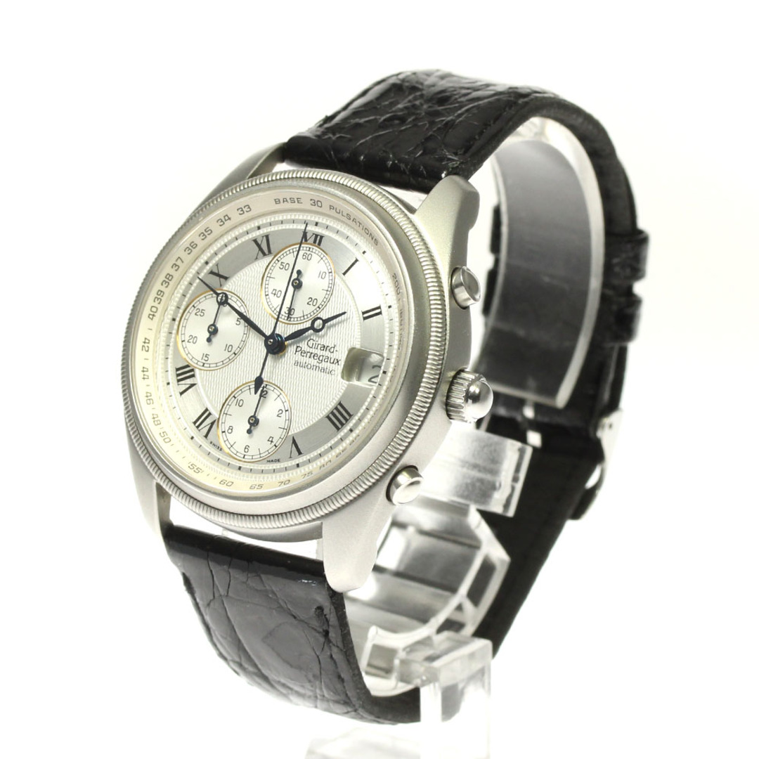 GIRARD-PERREGAUX(ジラールペルゴ)のジラール・ペルゴ GIRARD-PERREGAUX 4910 GP4900 クロノグラフ 自動巻き メンズ 極美品 保証書付き_808887 メンズの時計(腕時計(アナログ))の商品写真
