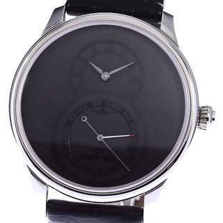 ジャケドロー JAQUET DROZ J007030240 グランセコンド カンティエーム 自動巻き メンズ 良品 箱・保証書付き_804155(腕時計(アナログ))