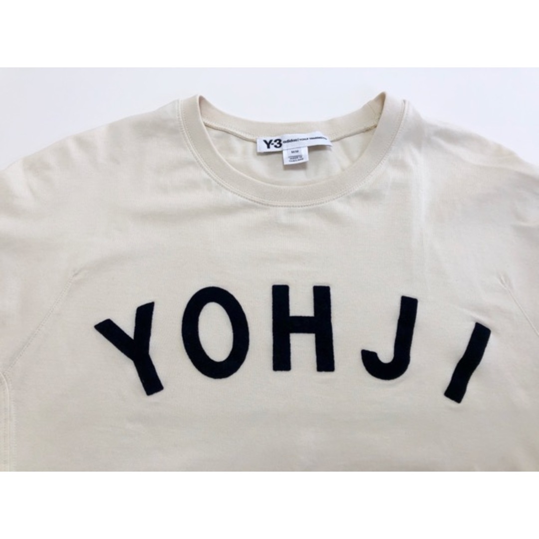 Y-3(ワイスリー)のY-3（ワイスリー）ヨウジヤマモト　FJ0326　U YOUJI LETTERS LS TEE　長袖Tシャツ【E2702-007】 メンズのトップス(Tシャツ/カットソー(七分/長袖))の商品写真