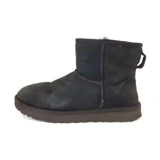 アグ(UGG)のUGG(アグ) ショートブーツ JAPAN 25 レディース クラシック ミニ II 101622 黒 ムートン(ブーツ)