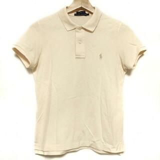 ラルフローレン(Ralph Lauren)のRalphLauren(ラルフローレン) 半袖ポロシャツ サイズL レディース - アイボリー(ポロシャツ)