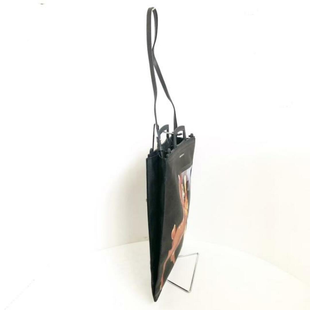 GIVENCHY(ジバンシィ)のGIVENCHY(ジバンシー) トートバッグ - 黒×ブラウン×マルチ マチなし PVC(塩化ビニール) レディースのバッグ(トートバッグ)の商品写真