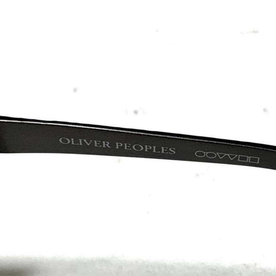 OLIVER PEOPLES(オリバーピープルズ) サングラス - ダークグリーン×ダークブラウン×黒 プラスチック×金属素材 レディースのファッション小物(サングラス/メガネ)の商品写真