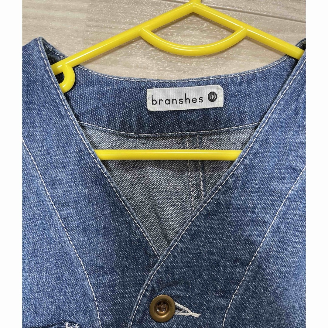 Branshes(ブランシェス)のブランシェス  デニムジャケット キッズ/ベビー/マタニティのキッズ服男の子用(90cm~)(ジャケット/上着)の商品写真