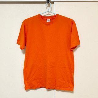 クロスステッチ(CROSS & STITCH)のCROSS_STITCH Tシャツ オレンジ 半袖 無地(Tシャツ/カットソー(半袖/袖なし))