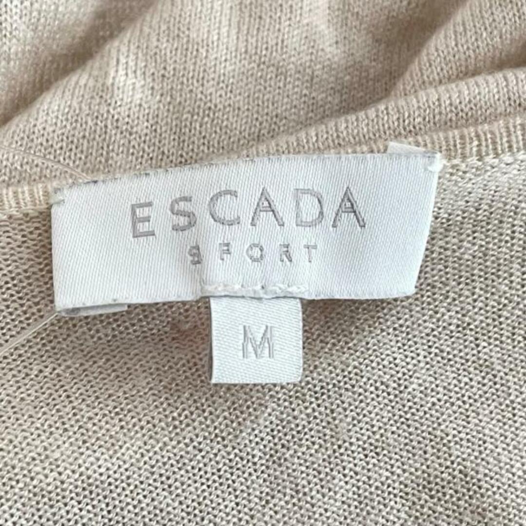 ESCADA(エスカーダ)のESCADA(エスカーダ) カーディガン サイズM レディース美品  - ベージュ 長袖/カシュクール レディースのトップス(カーディガン)の商品写真