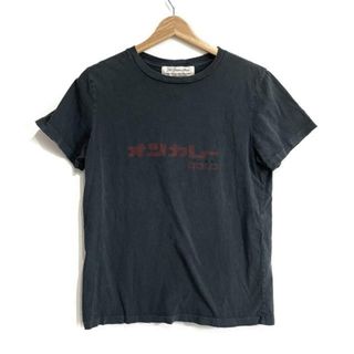 レミレリーフ(REMI RELIEF)のREMI RELIEF(レミ レリーフ) 半袖Tシャツ サイズS レディース - ダークグレー×レッド クルーネック/ダメージ加工(Tシャツ(半袖/袖なし))