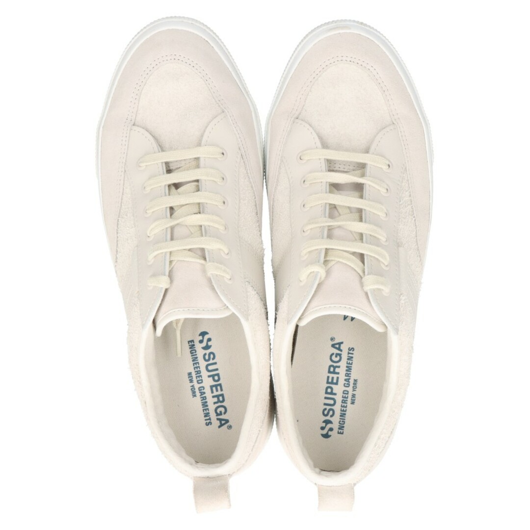 Engineered Garments(エンジニアードガーメンツ)のEngineered Garments エンジニアド ガーメンツ SUPERGA スウェード ローカットスニーカー アイボリー 3420 MIL LOW 44 S21334W メンズの靴/シューズ(スニーカー)の商品写真