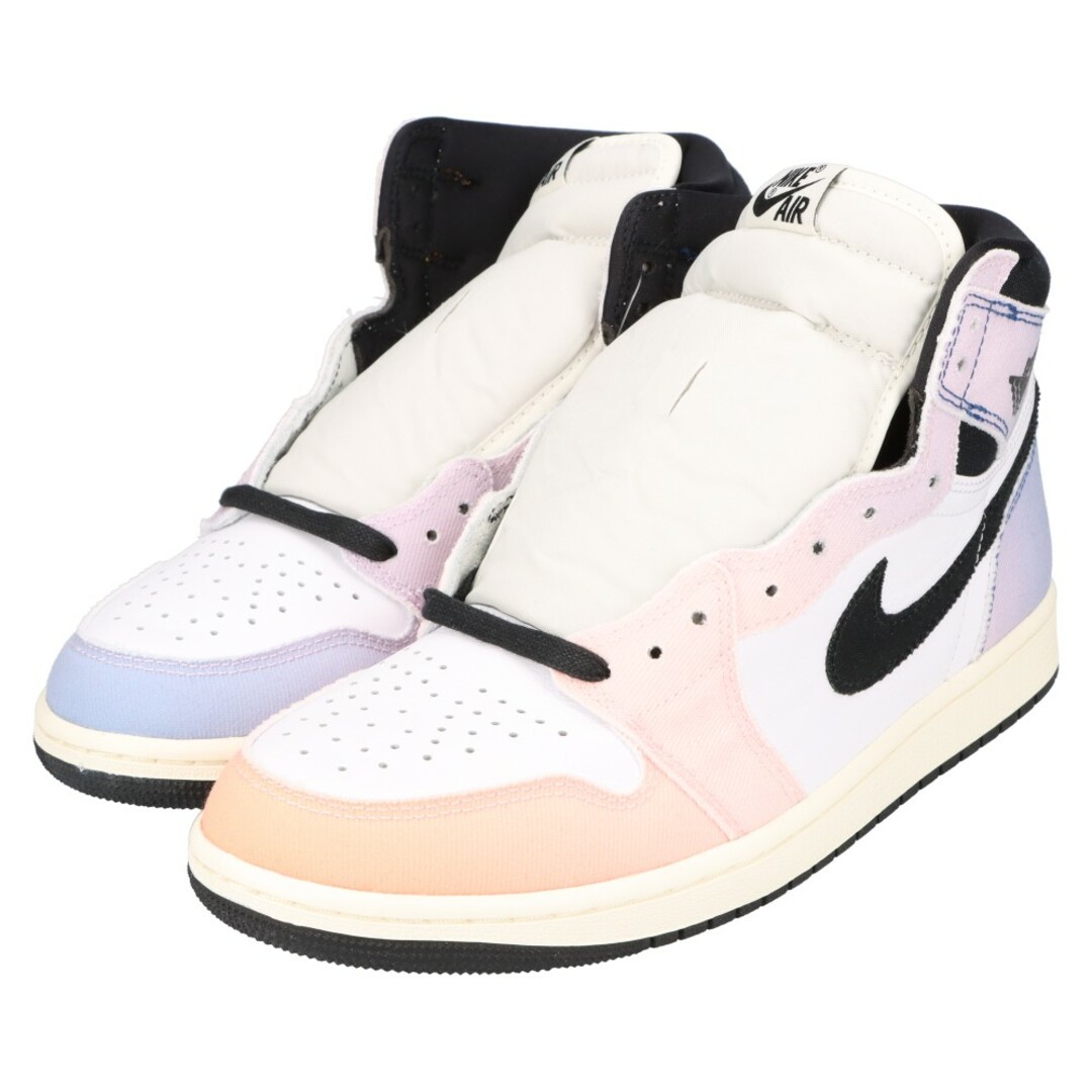 NIKE(ナイキ)のNIKE ナイキ AIR JORDAN 1 RETRO HI OG CRAFT エア ジョーダン 1 レトロ クラフト ハイカットスニーカー ピンク US9 DX0054-805 メンズの靴/シューズ(スニーカー)の商品写真