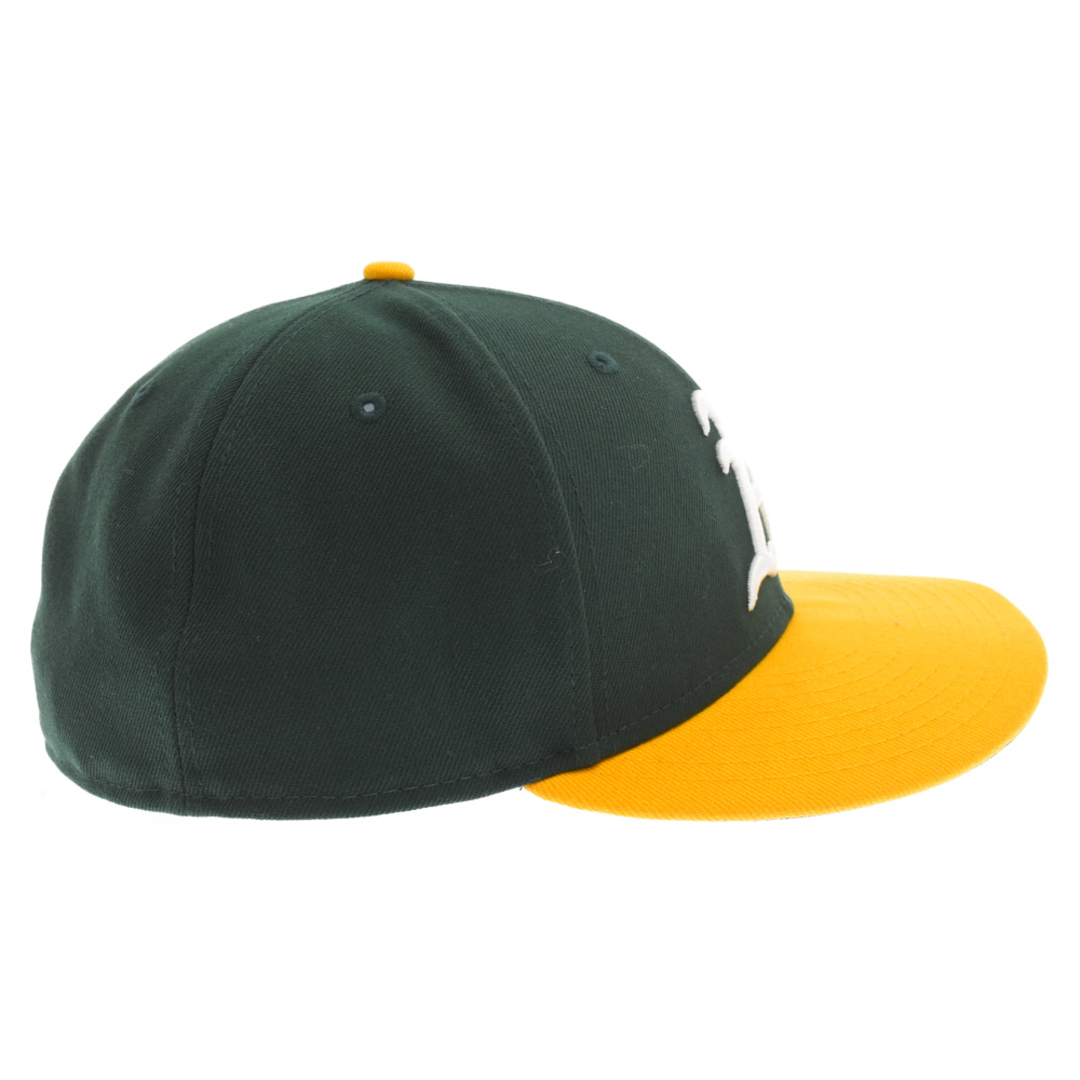 NEW ERA(ニューエラー)のNEW ERA ニューエラ LP 59FIFTY MLB オンフィールド オークランド アスレチックス ホーム グリーン/イエロー メンズの帽子(キャップ)の商品写真