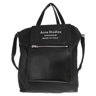 アクネストゥディオズ(Acne Studios)のAcne Studios アクネ ストゥディオズ Baker Out M 2way ベイカーアウト レザー切り替え ナイロントートバッグ ブラック(トートバッグ)