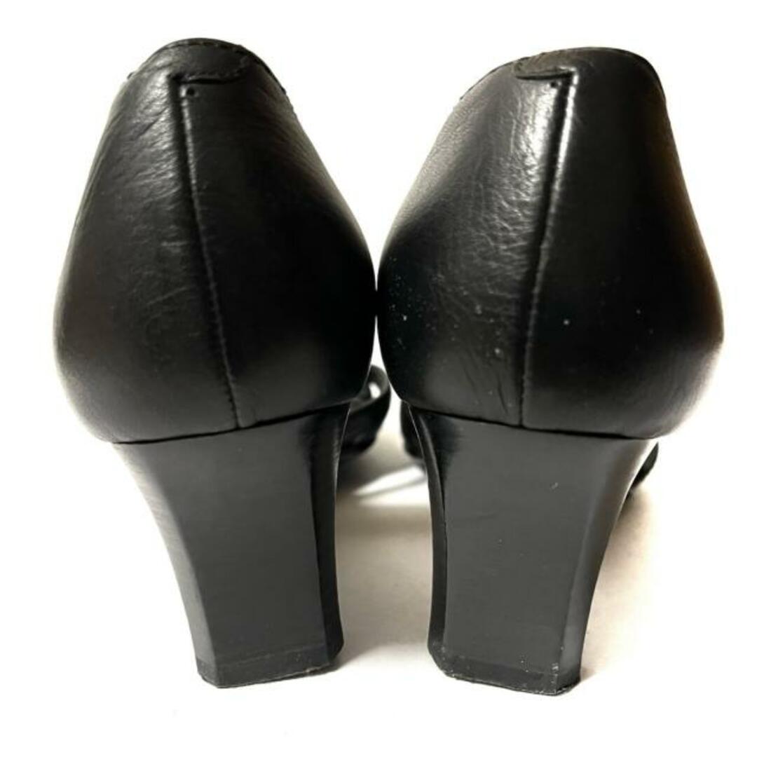 REGAL(リーガル)のREGAL(リーガル) パンプス 24 レディース - 黒 レザー レディースの靴/シューズ(ハイヒール/パンプス)の商品写真
