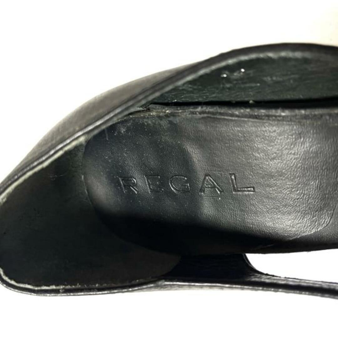 REGAL(リーガル)のREGAL(リーガル) パンプス 24 レディース - 黒 レザー レディースの靴/シューズ(ハイヒール/パンプス)の商品写真