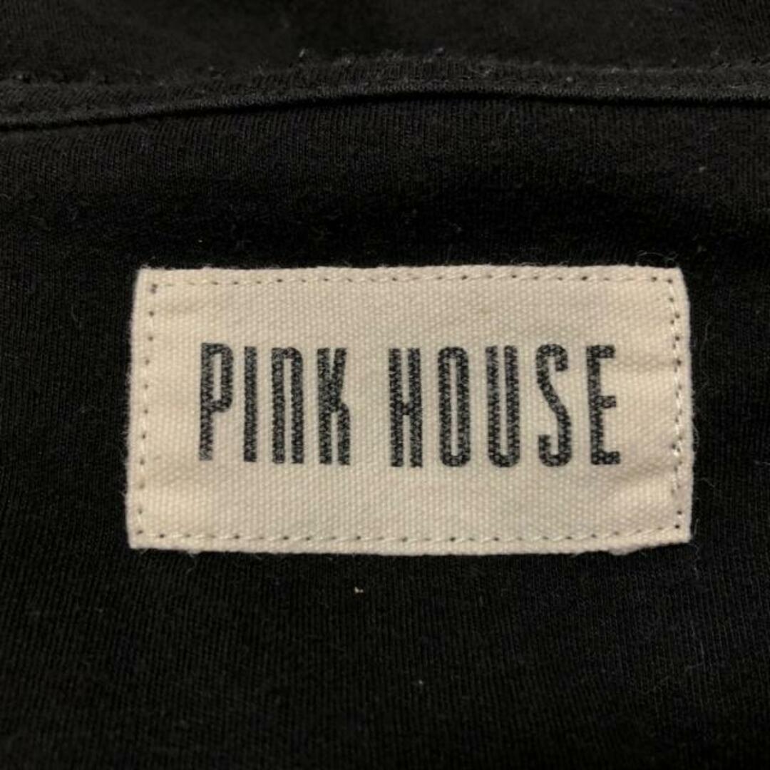 PINK HOUSE(ピンクハウス)のPINK HOUSE(ピンクハウス) 半袖Tシャツ サイズL レディース - 黒×ピンク×マルチ クルーネック/うさぎ レディースのトップス(Tシャツ(半袖/袖なし))の商品写真